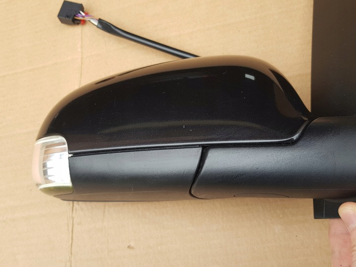 RÉTROVISEUR DROIT VW TOURAN I 2003-2010 LC9Z EUROPE 6 GOUPILLE BON ÉTAT