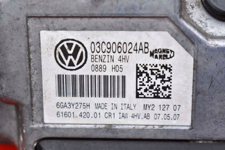 CONTRÔLEUR ORDINATEUR MOTEUR 03C906024AB SKODA FABIA 1 I 1.4 16V 80 KM 04-07