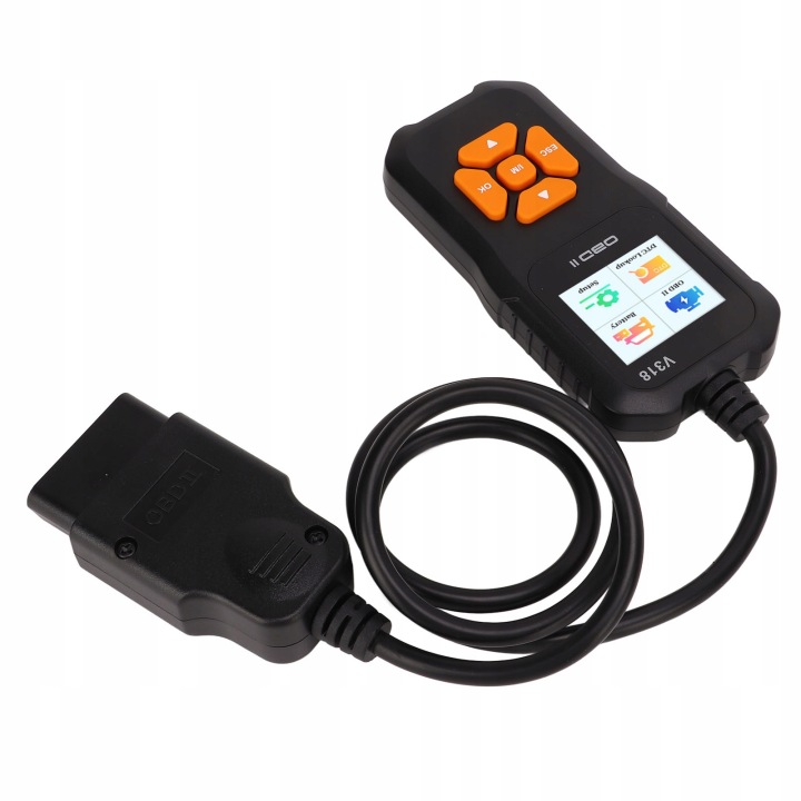 SKANER OBD2 V318 DIAGNOSTYKA USTEREK AUTOMOBILES COLORÉ ÉCRAN
