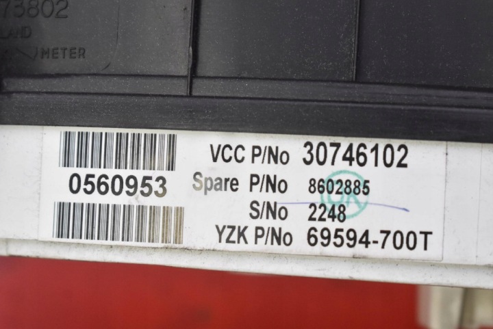 COMPTEUR TABLEAU DE BORD EUROPE 30746102 VOLVO S60 1 I 2.4 TD 126 KM LIFT 04-09