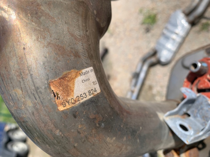 ÉCHAPPEMENT SILENCIEUX FINAL CENTRAL TUYAUX PORSCHE CAYENNE 9Y 2019- EMBOUTS