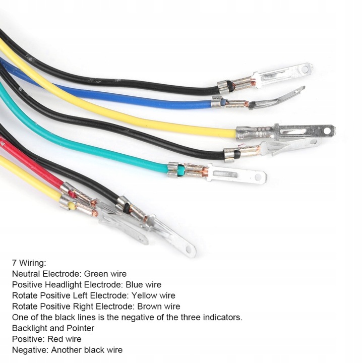12V 0-160 KM/H 13000 RPM RÉTROÉCLAIRAGE LED COMPTEUR DE VITESSE KILOMÉTRAGE PA