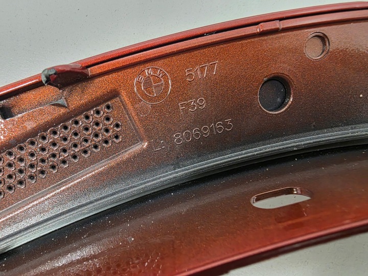 MOULURE GARDE-BOUE REVÊTEMENT ARRIÈRE GAUCHE BMW 2 PIÈCES F39 8069163 51778069163