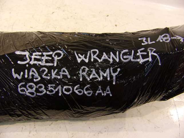 JEEP WRANGLER JL 2.2 18- FAISCEAU DE CÂBLES INSTALLATION ÉLECTRIQUE CHÂSSIS 68351066AA