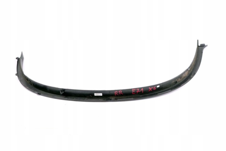 BMW X6 E71 MOULURE ARRIÈRE DROIT PASSAGE DE ROUE GARDE-BOUE NOIRE 7176330