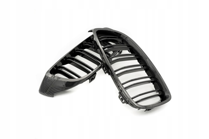 GRILLE GRILLES 66SKV151 DOUBLE MOULURE COULEUR CARBONE BMW 4 F32 51712336813