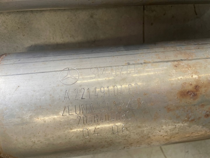 ÉCHAPPEMENT SILENCIEUX MERCEDES W221 S600 LONG