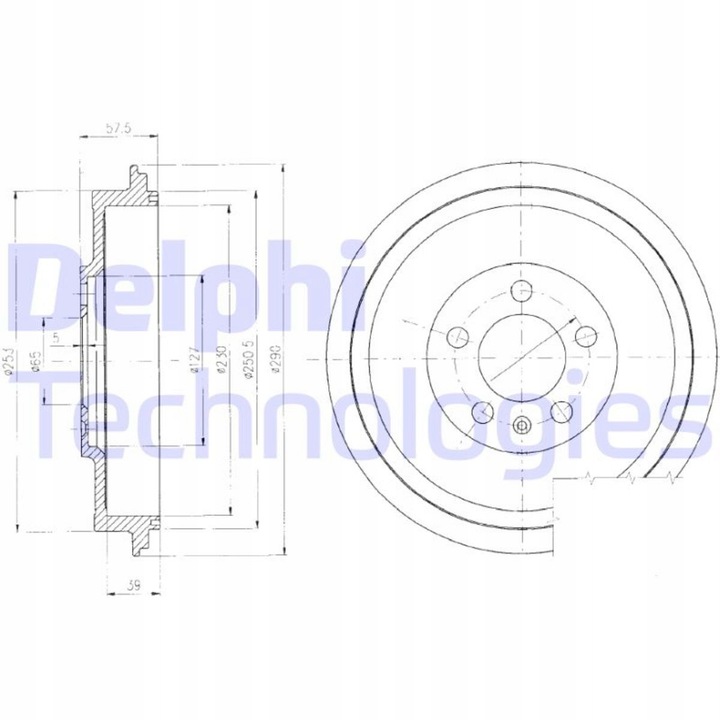 DELPHI BEBEN DE FRENADO 