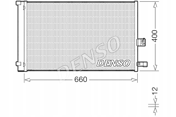 CONDENSADOR BMW X3 X4 17- DENSO 