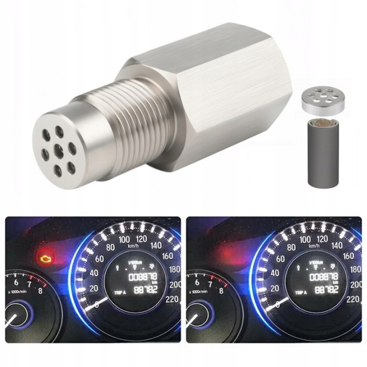 SIMPLE ÉMULATEUR SONDE LAMBDA EURO4 EURO5 EURO6 ACIER INOXYDABLE FILTRE