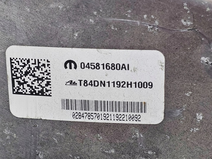 CHRYSLER PACIFICA 17- POMPE SERVO FREIN 04581680AI USA
