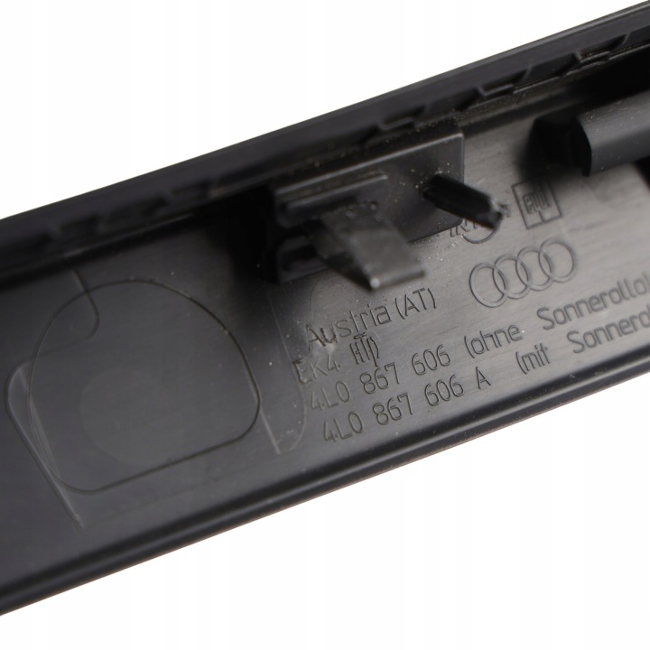 AUDI Q7 4L GARNITURE COUVERCLES DE COFFRE COUVERCLES DE COFFRE ARRIÈRE 4L0867606B