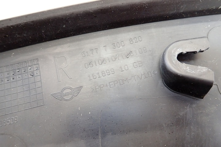 MINI F55 F56 13- MOULURE GARDE-BOUE DROITE AVANT AVANT 51777300820 RH OE