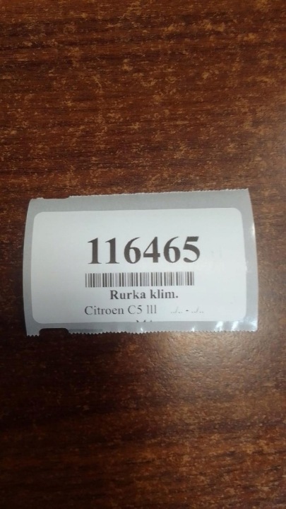 CITROEN C5 III 1.6 HDI TUYAU CLIMATISATION 9659576380