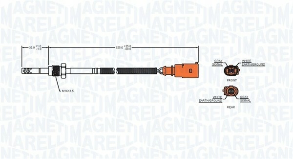 SENSOR TEMPERATURA GASES DE ESCAPE 172000013010 