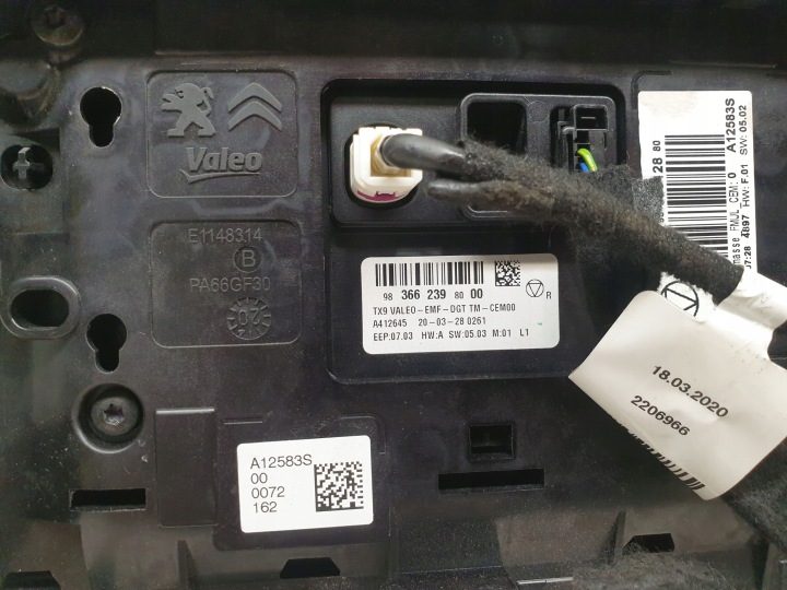 CITROEN C3 III AIRCROSS 17-23 ÉCRAN MONITEUR RADIO NAVI 9838912880
