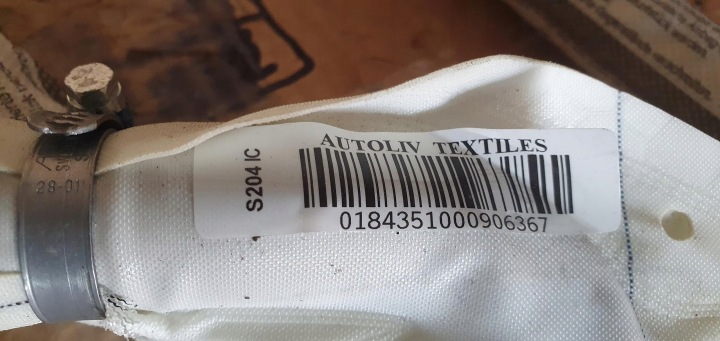 AIRBAG COUSSIN RIDEAU GAUCHE MERCEDES DANS 204 606037201