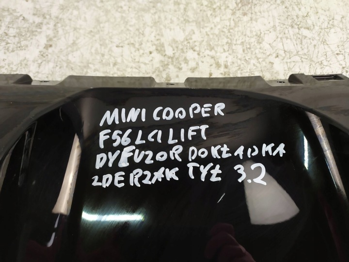 DIFFUSEUR PARE-CHOCS ARRIÈRE MINI COOPER AVEC F56 9450835