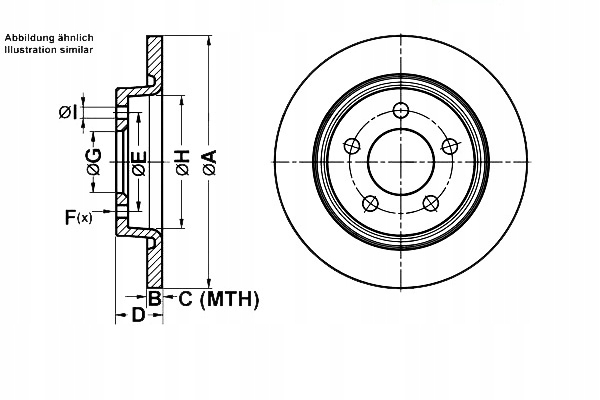 DISQUES FREIN ARRIÈRE MAZDA 3 BK BL 5 CR19 24.0111-0160.1 280MM BP6Y-26-251C
