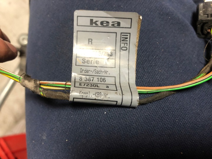 8387106 FAISCEAU DE CÂBLES PDC ARRIÈRE BMW E39