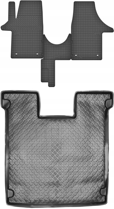VOLKSWAGEN CARAVELLE T5 VAN DE 2003-2015R. KIT TAPIS DE SOL COFFRE