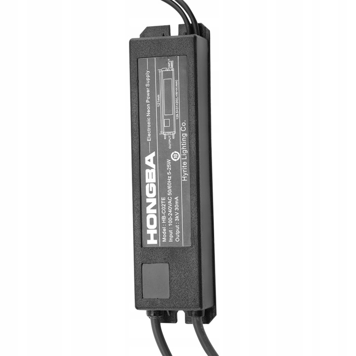 TRANSFORMER NEONOWY 3KV 30MA 25W MAXIMALE PUISSANCE RÉSEAUX ÉLECTRIQUES VERS NEONOW