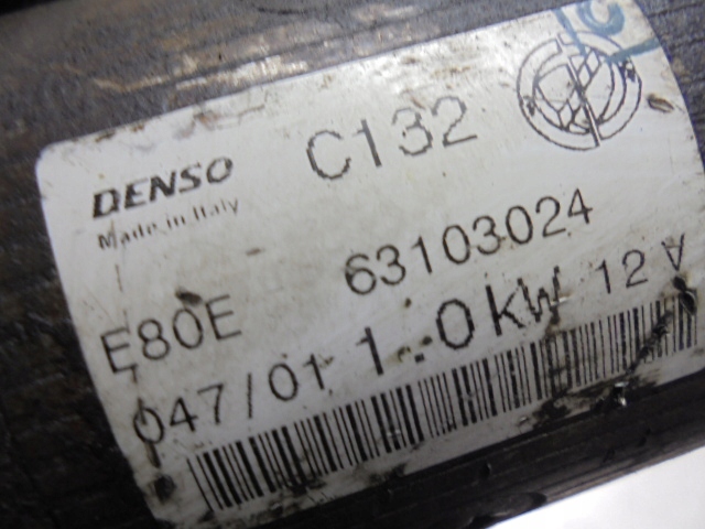 FIAT PALIO DÉMARREUR 63103024 1,2 8 DENSO C132