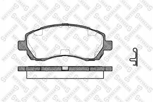 ZAPATAS DE FRENADO SUBARU IMPREZA 00-09 PARTE DELANTERA 