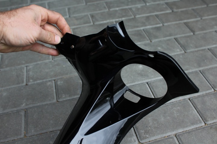 YAMAHA FZ6 04-0R DÉFLECTEUR D'AIR REMPLISSAGE PROTECTION CALOTTE CASQUETTE CÔTÉ COLLECTEUR COMPTEUR