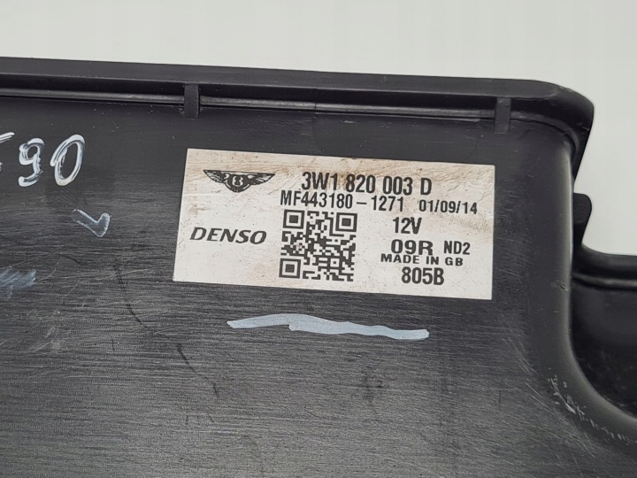 2015 BENTLEY FLYING PIGNON CANAL CONDUIT D'AIR 3W1820003D