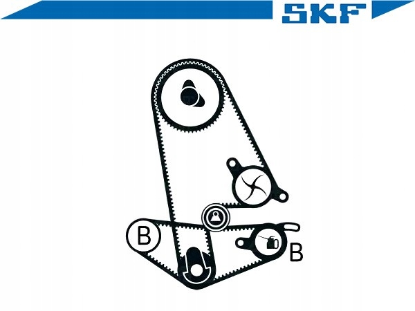 KOMPLEKTAS SKIRSTYMO SISTEMOS HONDA ACCORD 1,8-2,3 96- (KPL) SKF nuotrauka 3