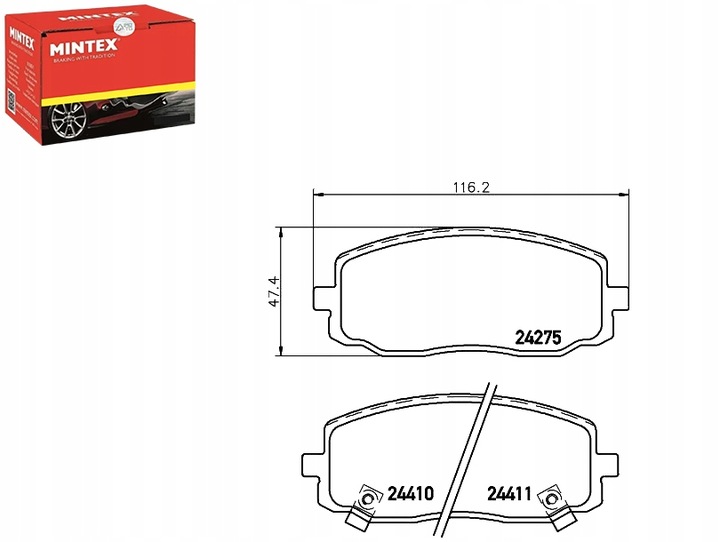 ZAPATAS DE FRENADO MINTEX 581010XA01 581010XA10 5810 