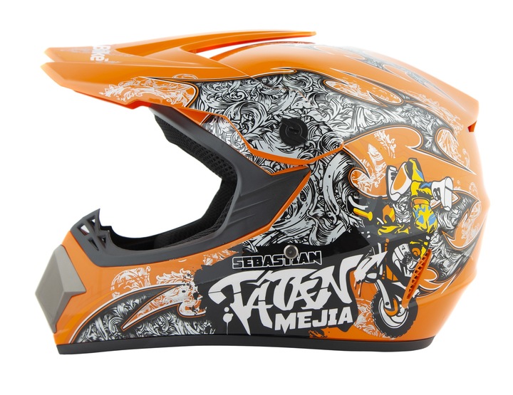 CASCO CROSSOWY LEKKI ENDURO QUAD M +GOGLE+REKAWICE 