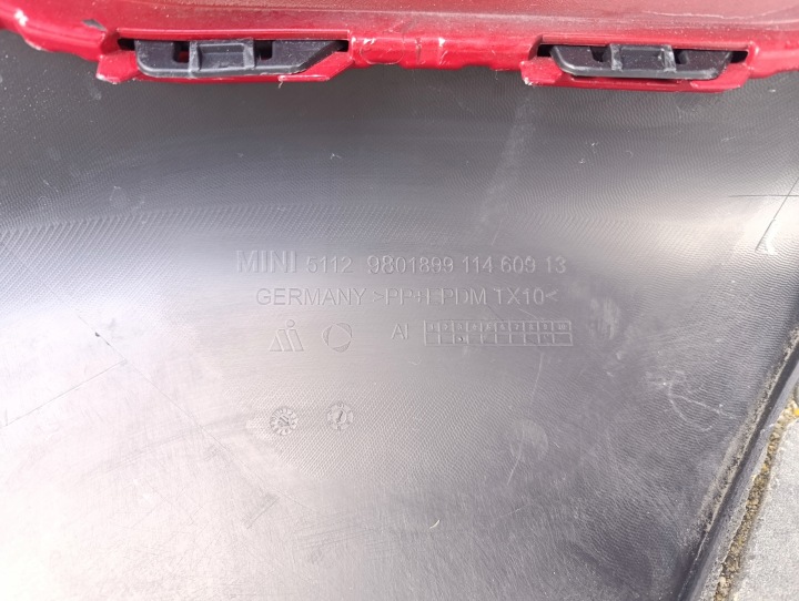PARE-CHOCS ARRIÈRE MINI COUNTRYMAN R60 51129801898