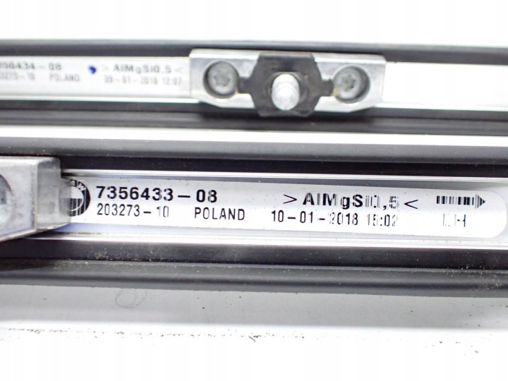 BARRES DE TOIT TOITS ENSEMBLE CHROME 7356433 7356434 BMW X1 F48 18R