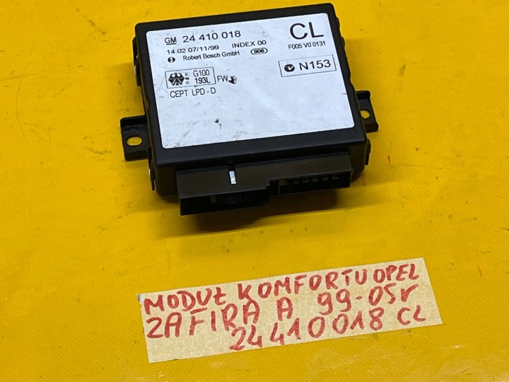 MODULE CONFORT OPEL ZAFIRA A 99-05R 24410018CL