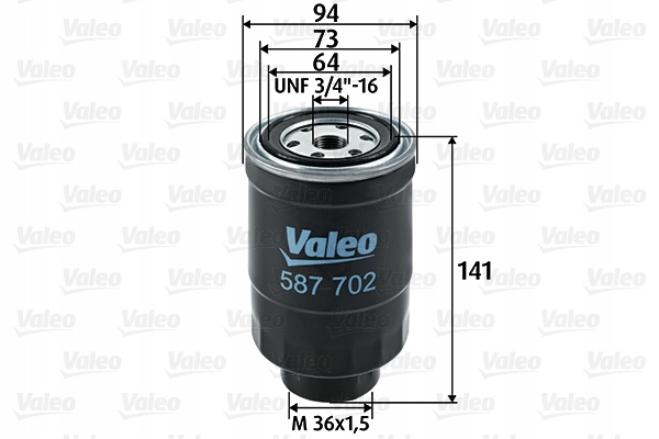 FILTRO COMBUSTIBLES VALEO 587702 