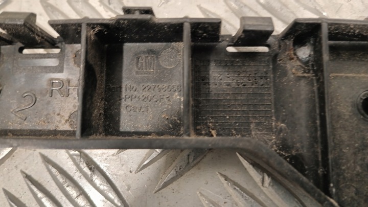 GLISSIÈRE FIXATION PARE-CHOCS OPEL INSIGNIA I A 08-17 22798555 22798556 ORIGINAL