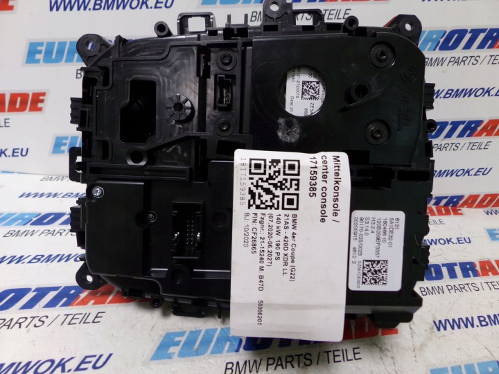 BMW F40 F44 G01 G20 G22 G23 G26 G42 LEVIER POMMEAU DE VITESSE CHANGEMENTS VITESSE 5A1DE32