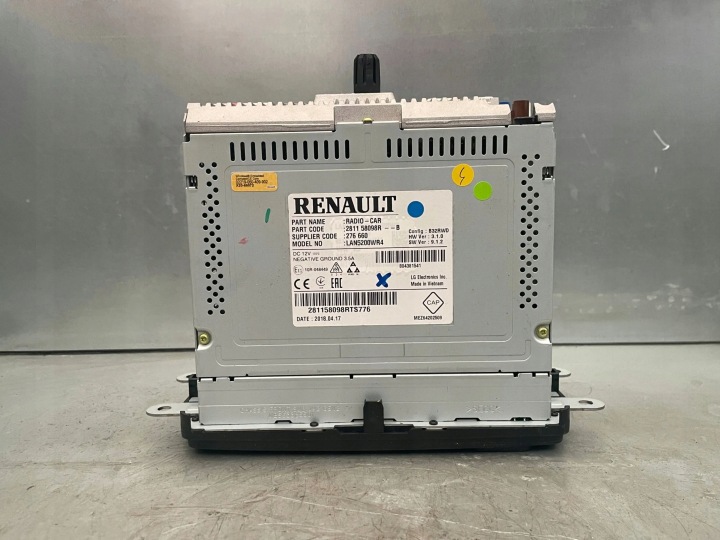AUTORADIO STACJA MULTIMEDIALNA RENAULT CAPTUR 2018 281158098R
