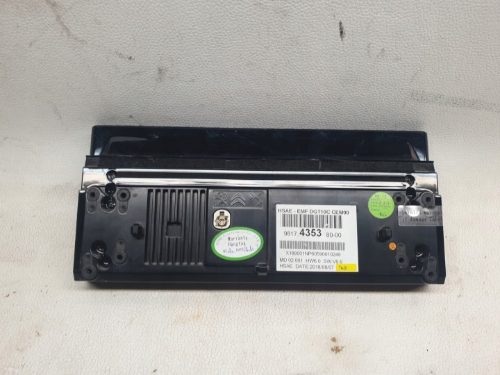 PEUGEOT 508 II 18- ÉCRAN MONITEUR RADIO NAVIGATION 9817435380-00
