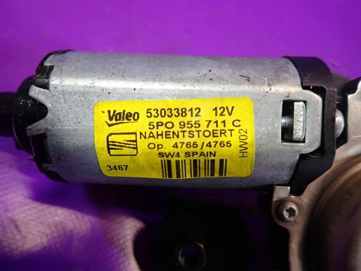 SEAT LEON II HAYON 5D 05-09 PETIT MOTEUR ESSUIE-GLACES ARRIÈRE BUSE 5P0955711C 4 GOUPILLE