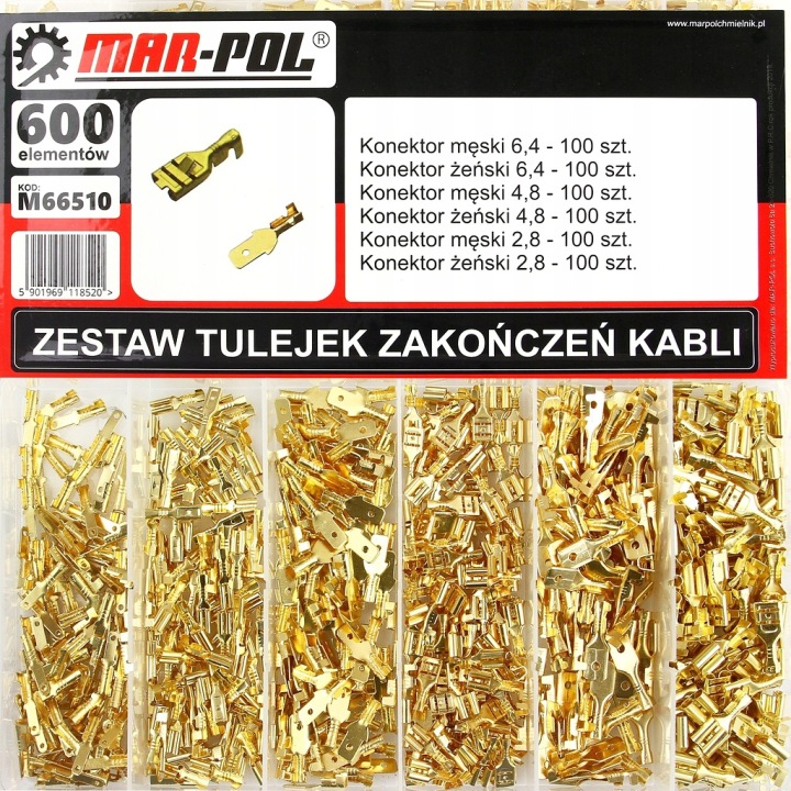 KIT CONNECTEURS KABLOWYCH ÉLECTRIQUE CONNECTEURS WSUWKI VERS CÂBLE 450 PCS
