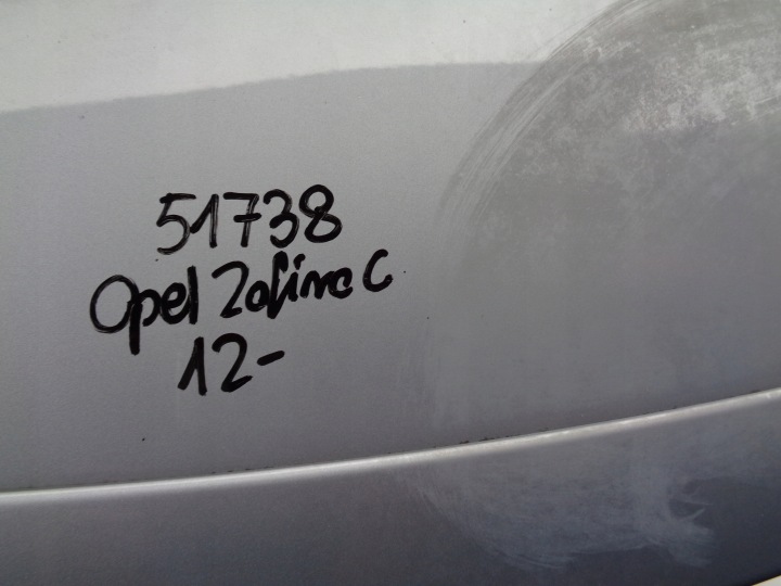 COUVERCLES DE COFFRE ARRIÈRE OPEL ZAFIRA C 12- NR 51738
