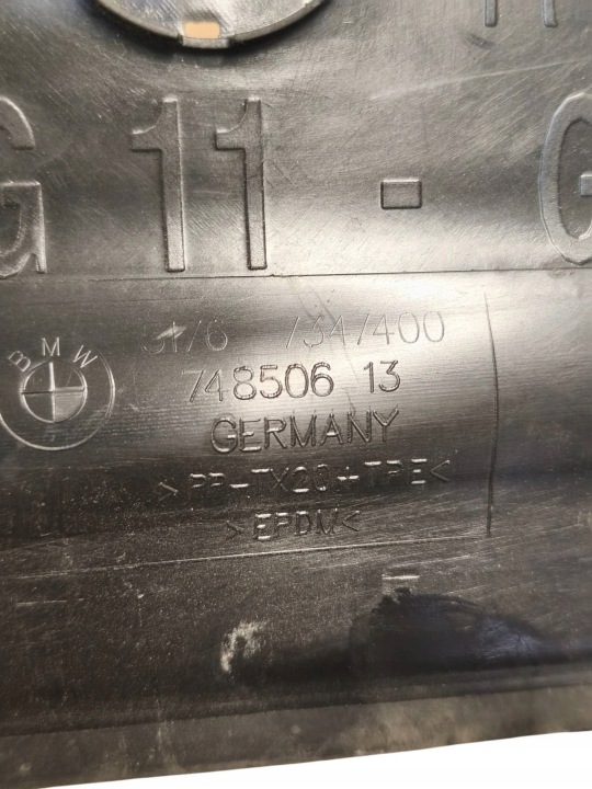 BMW 7 G11 G12 2018 DROITE CÔTÉ JOINT D'ÉTANCHÉITÉ COUVERCLES MOTEUR CAPOTS AVANT