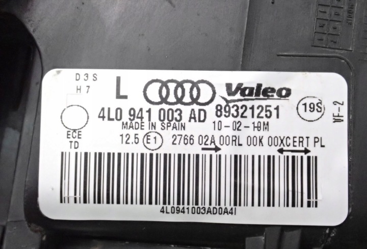 PHARE TRIXENON LED GAUCHE AVANT Q7 4L 4L0941003AD