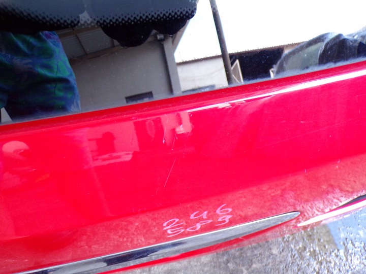 COUVERCLES DE COFFRE ARRIÈRE ARRIÈRE MERCEDES W246 B CLASSE COULEUR 589 VITRE