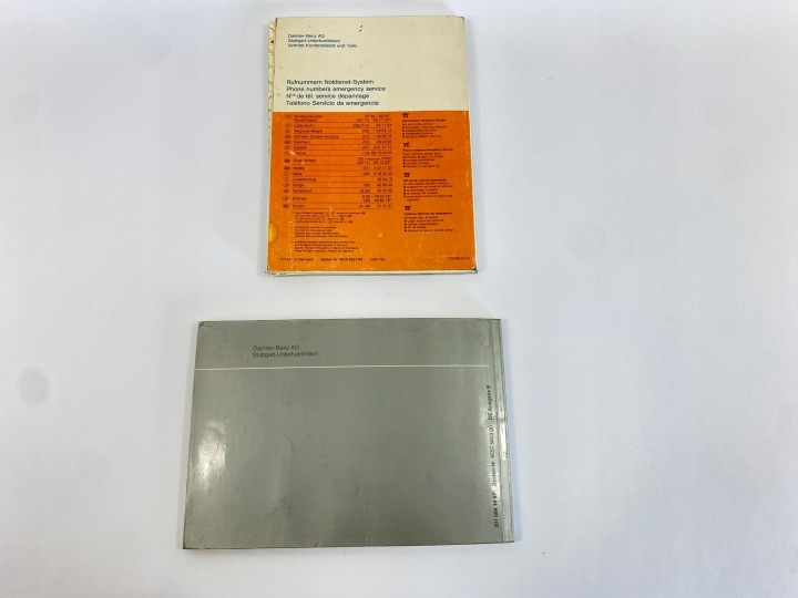ORIGINALE INSTRUCTION SERVICE CARTE SERWISOW MERCEDES W201 190 2015841697