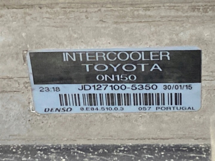 2012 TOYOTA COROLLA E140 E150 RADIATEUR ENSEMBLE 2133320301