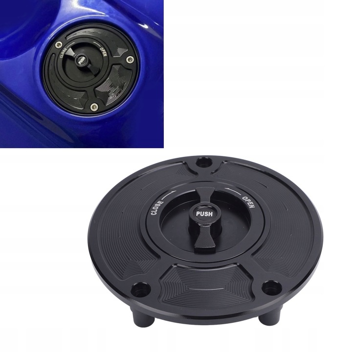 BOUCHON GOULOTTE DE REMPLISSAGE CARBURANTS ALUMINIUM BEZKLUCZYKOWY VERS HONDA CBR 600 F4I F4 F3 F2